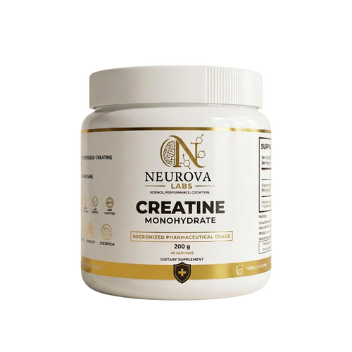 Neurova Labs Creatine Monohydrate 200 g tub — studio photo